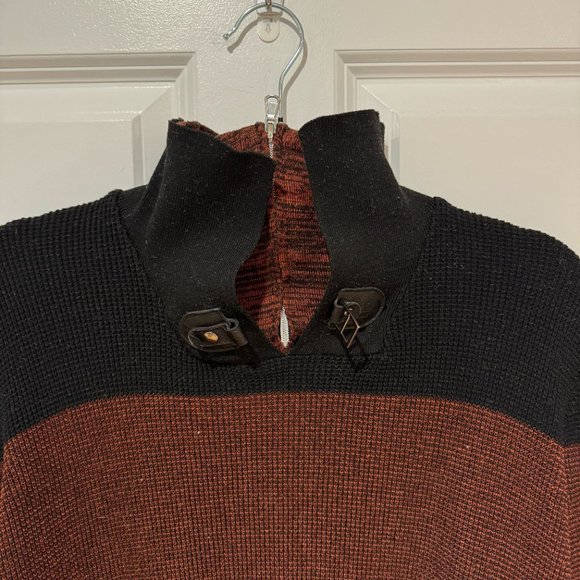 LCR Turtleneck Color Block Knit Sweater‎ - Size XXL - Picture 4 of 8